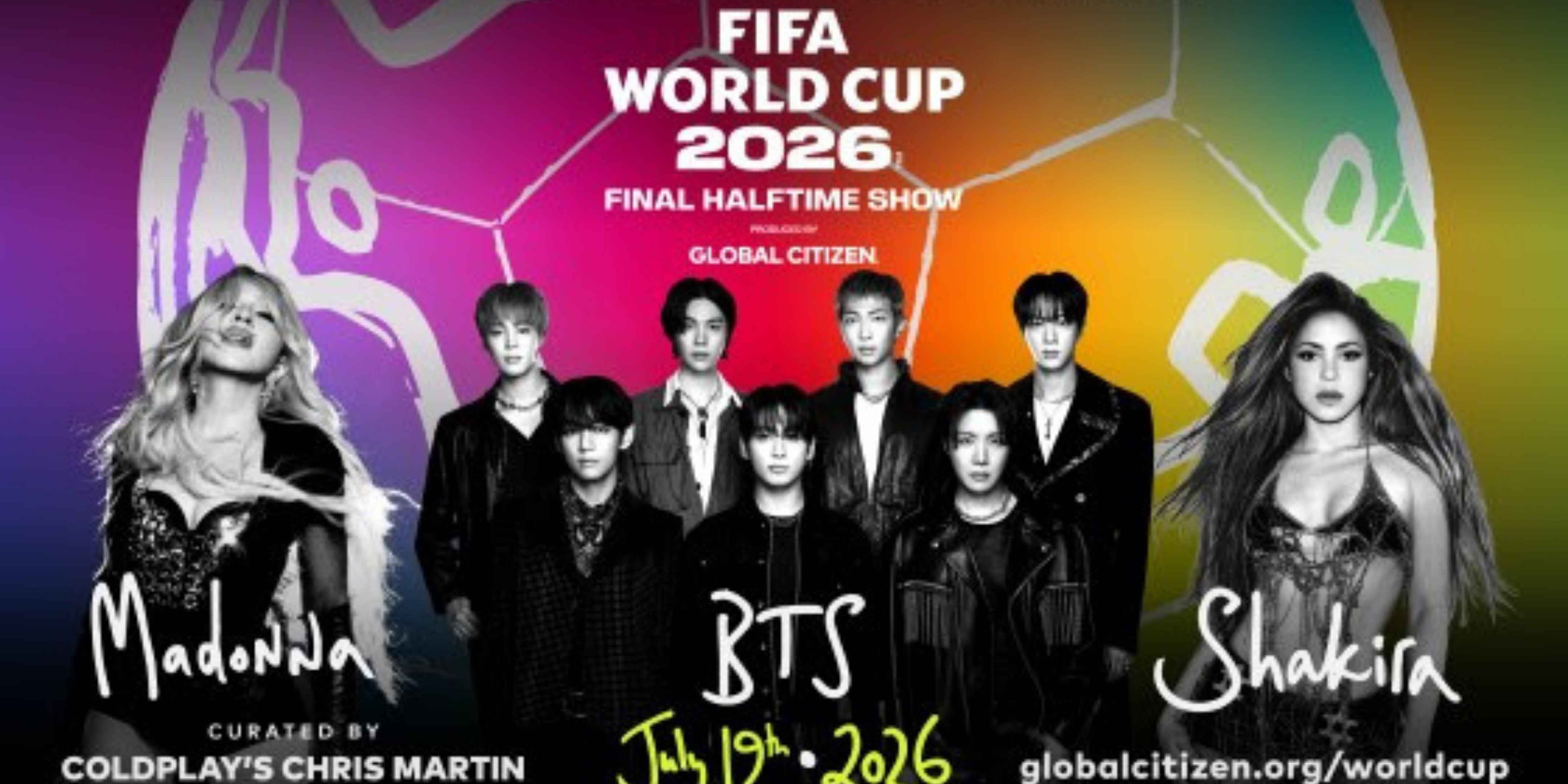 Shakira, Madonna & BTS FIFA World Cup 2026 Final Halftime Show